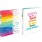 Avery + Amy Tangerine Designer Binders, 1" Round Rings, 175-Sheet Capacity, Watercolor & Canvas, 2 Binders (26853)